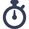 Ultra fast disaster recovery icon